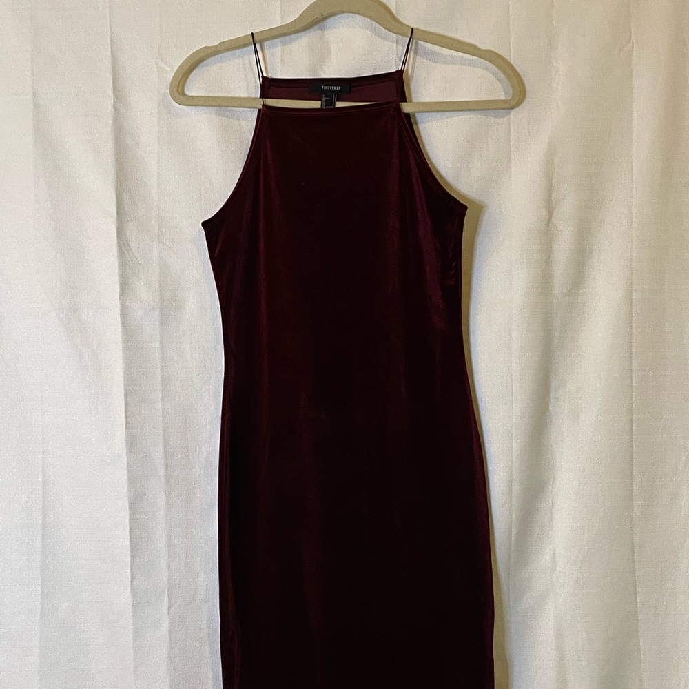 Pencil Cut deep Red dress